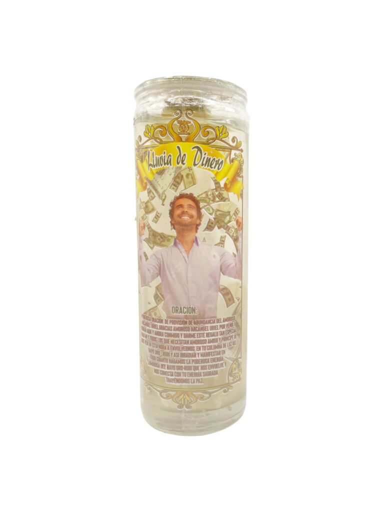 Veladora De Gel Lluvia De Dinero Angel S Spiritual Candles Wholesale