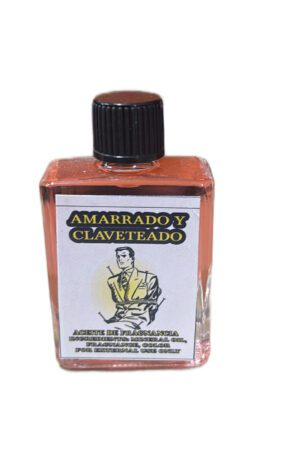 Angeles Spiritual Candles Aceite Spiritual Amarrado y claveteado (oil tied up & nailed)